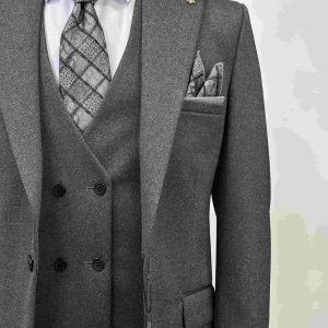 Men Charcoal Gray Suit Dubai-2