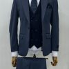 Men Suit Dark Navy Blue Dubai-1