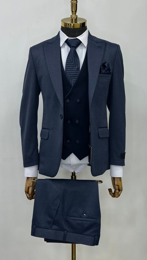Men Suit Dark Navy Blue Dubai-1