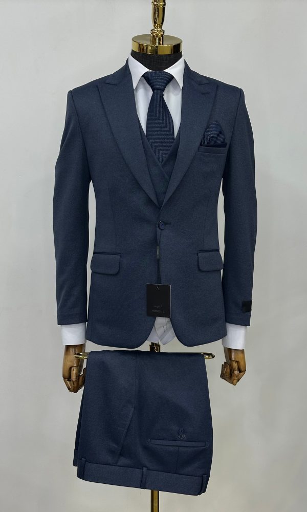 Men Suit Dark Navy Blue Dubai-2
