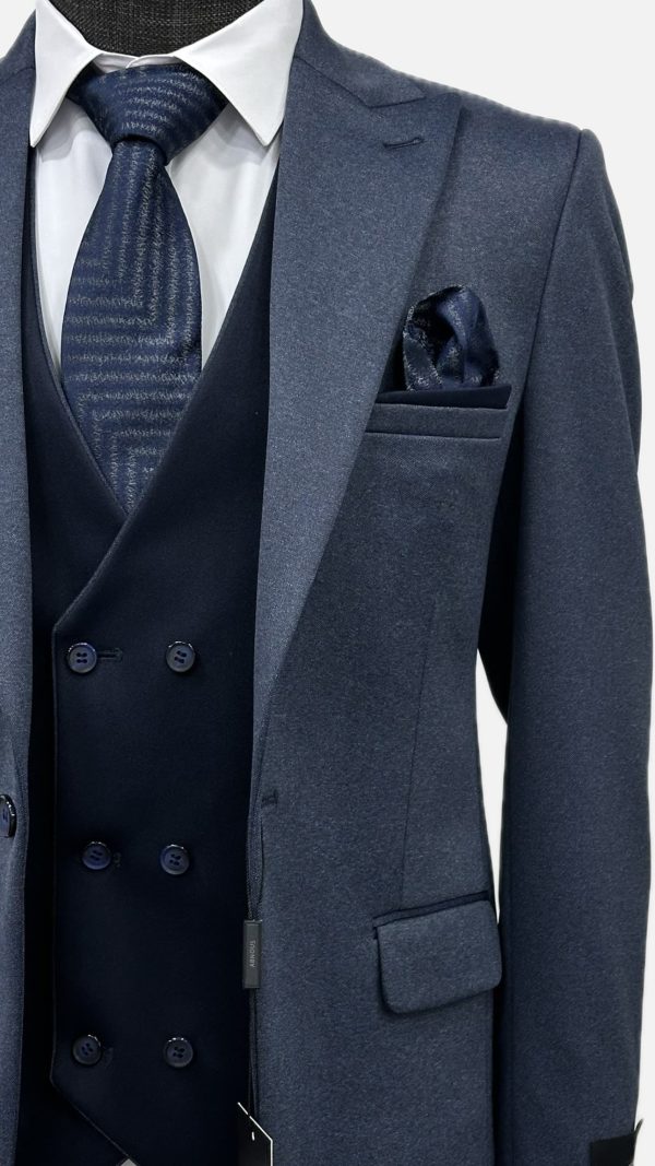 Men Suit Dark Navy Blue Dubai-5